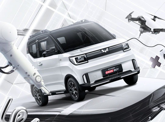 3 Doors 4 Seats Wuling Hongguang EV Wuling Mini Electric Car 120-170KM