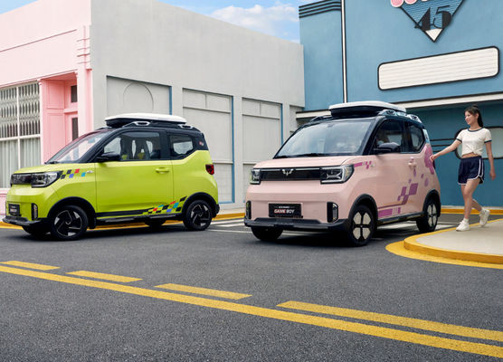3 Doors 4 Seats Wuling Hongguang EV Wuling Mini Electric Car 120-170KM